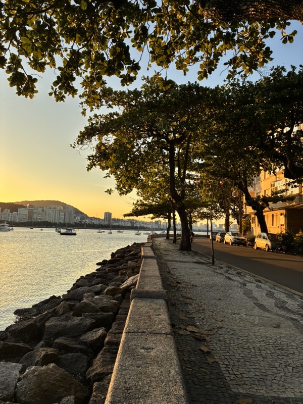 Late afternoon light on the Urca waterfront, Rio de Janeiro